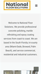 Mobile Screenshot of nationalfloorsolutions.com