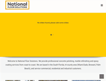Tablet Screenshot of nationalfloorsolutions.com